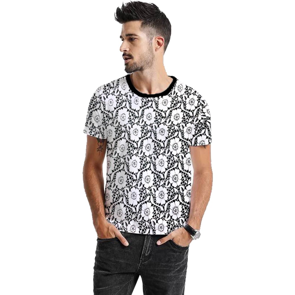 Download T Shirt Unisex Mens Tops Blouse Tops Floral Shirt (S-L ...