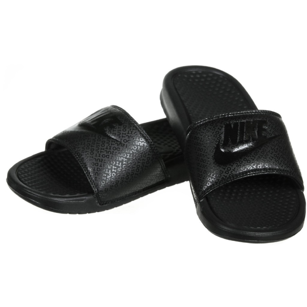 nike mens black flip flops