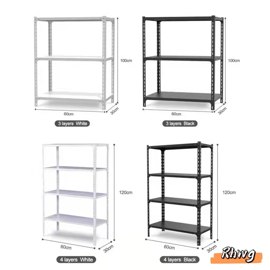 Angle Steel Rack Shelves 3 Layers 4 Layers and 5 Layers Storage rack
