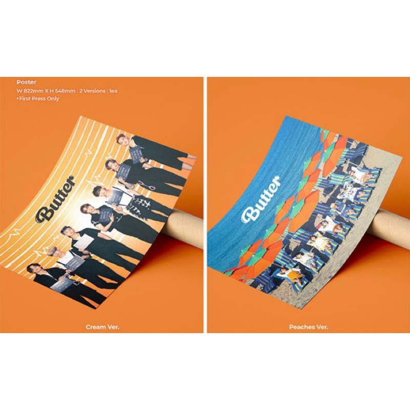 BTS BUTTER ALBUM POSTER (OFFICIAL & ONHAND) Shopee Philippines