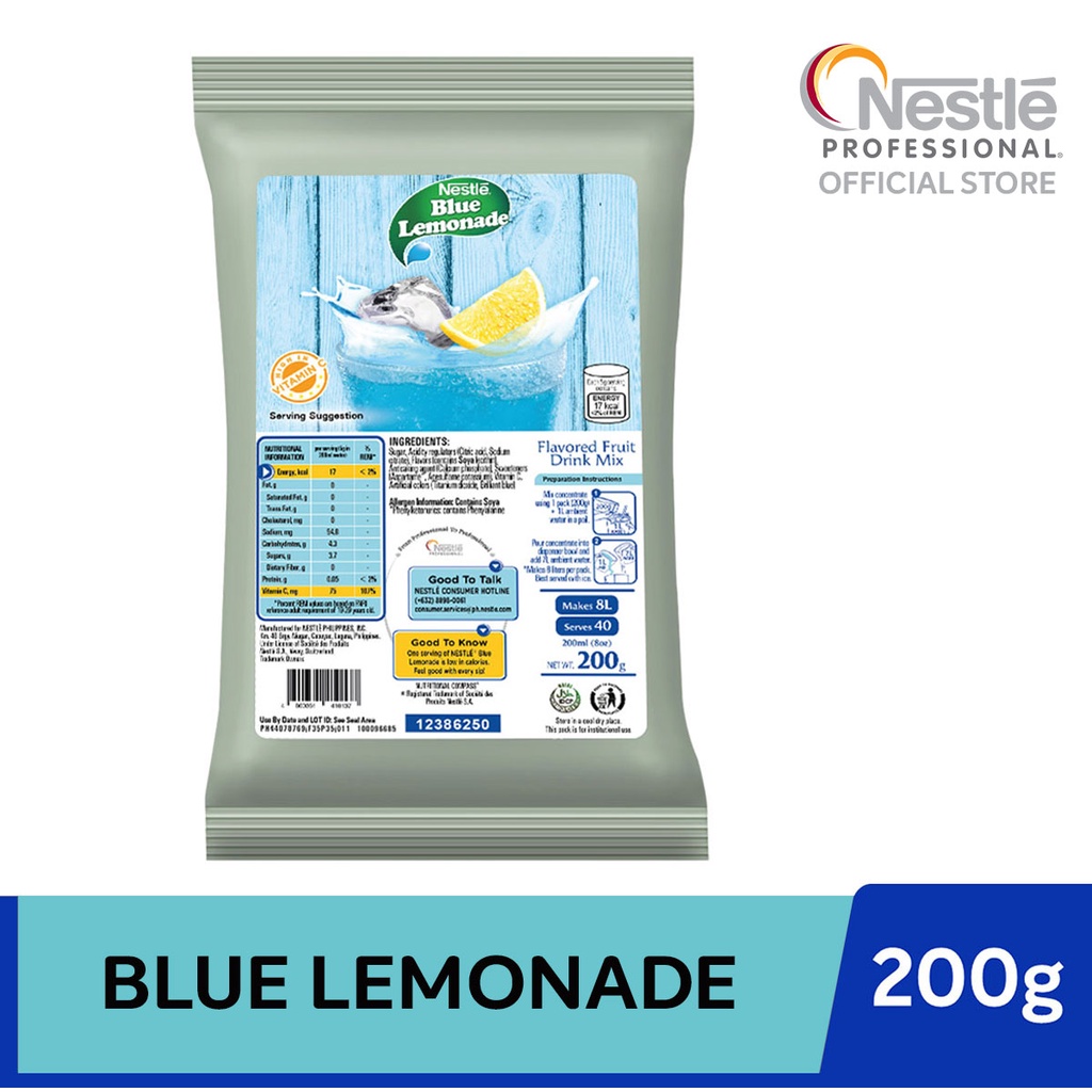 NESTLÉ Blue Lemonade 200g Shopee Philippines