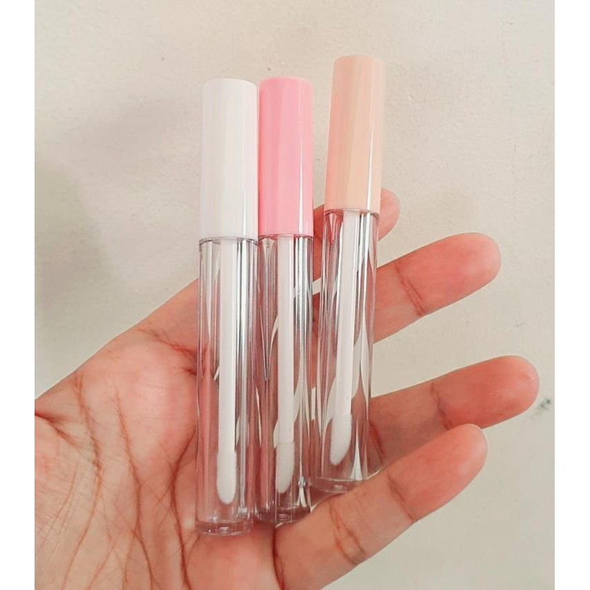 SKINSMARTPH Empty Lip Gloss Bottle with Applicator 3ml Glossy (250 PCS