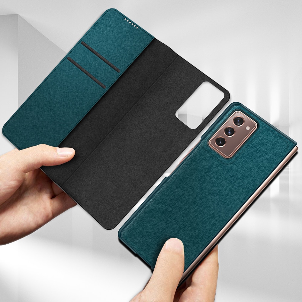 Samsung Galaxy Z Fold 2 5g Case Luxury Leather Magnetic Wallet Folding Flip Cover For Samsung Z Fold2 Phone Case Shopee Philippines