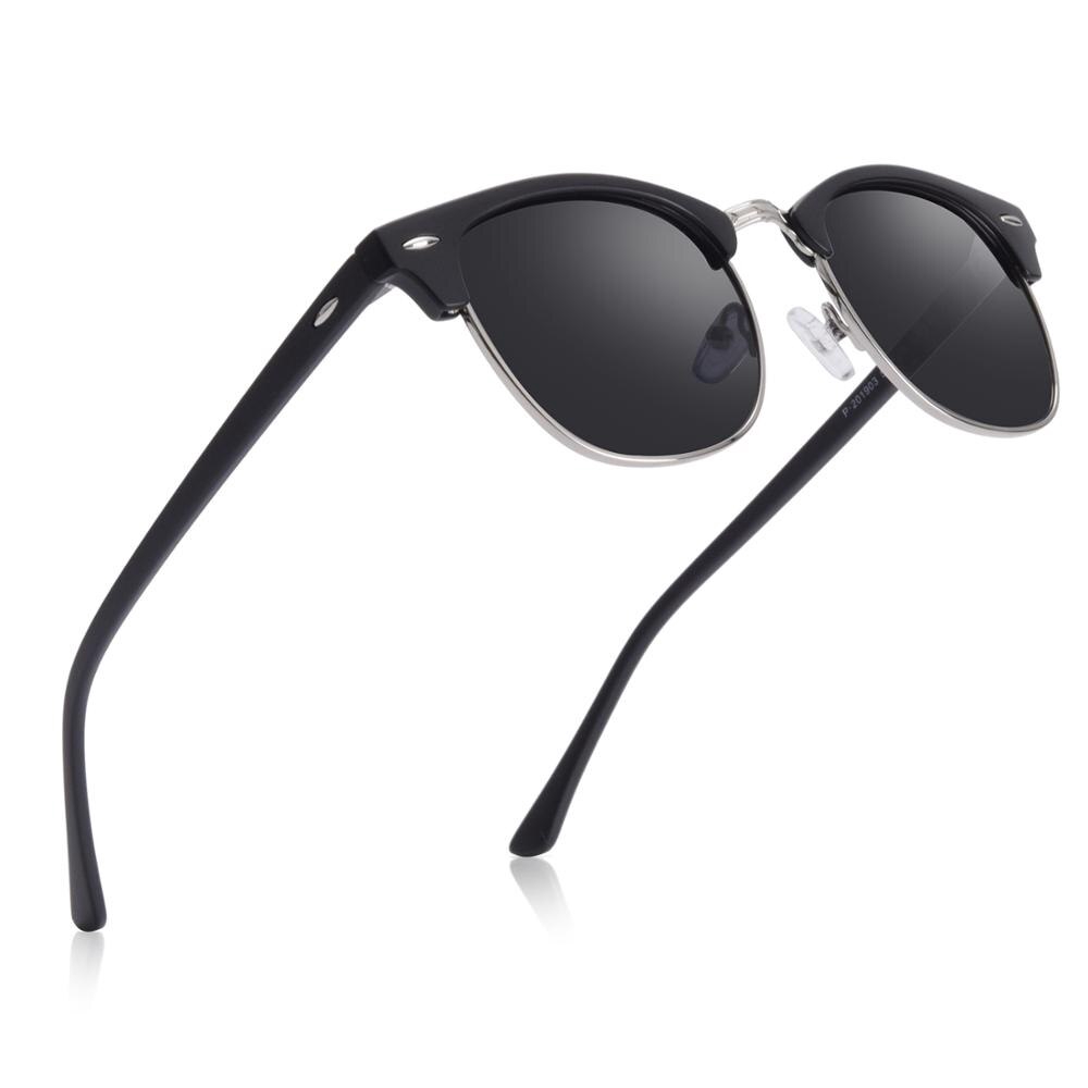half metal sunglasses