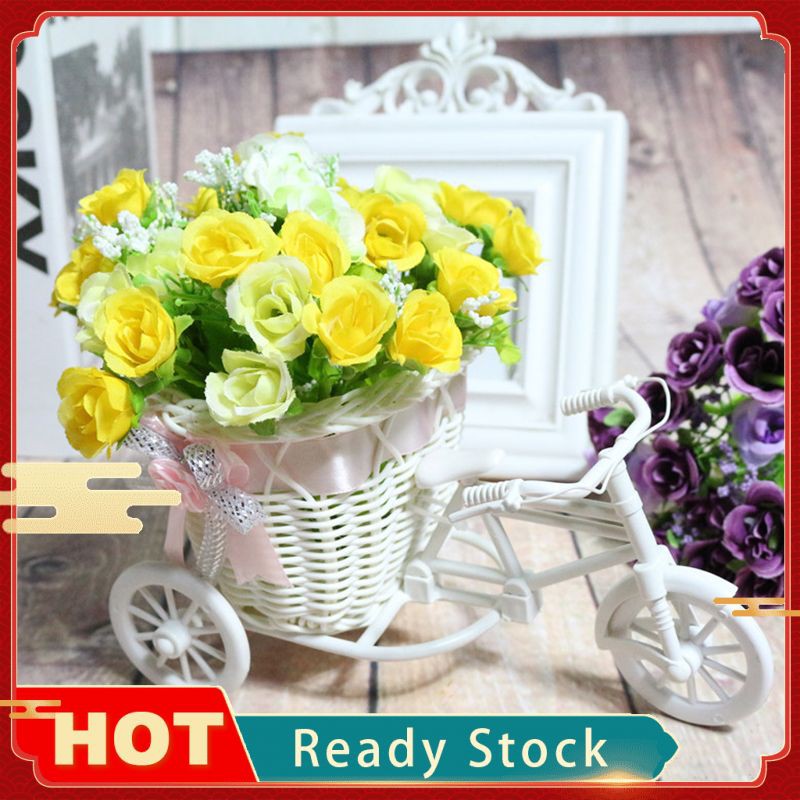 flower bicycle basket