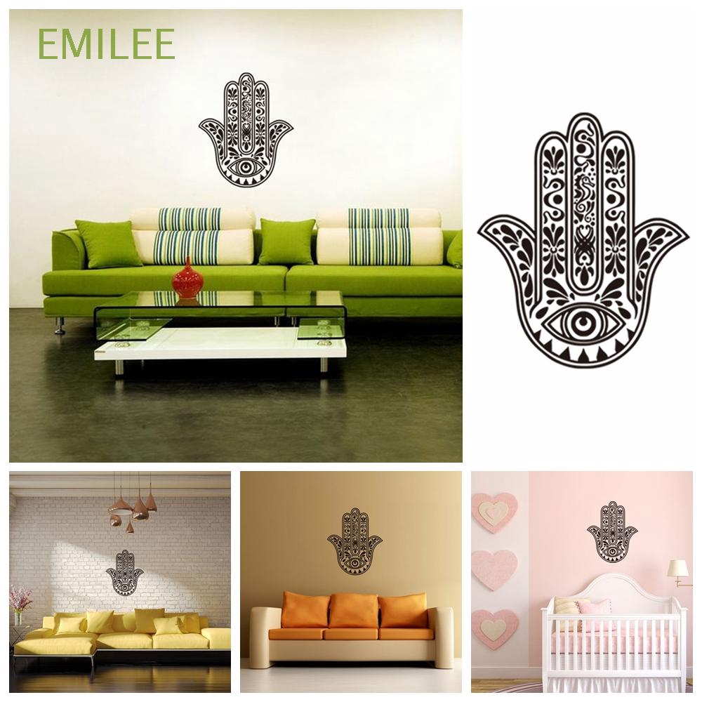 Vinyl Buddha Fatima Mural Wall Art Home Decor Hamsa Hand Shopee