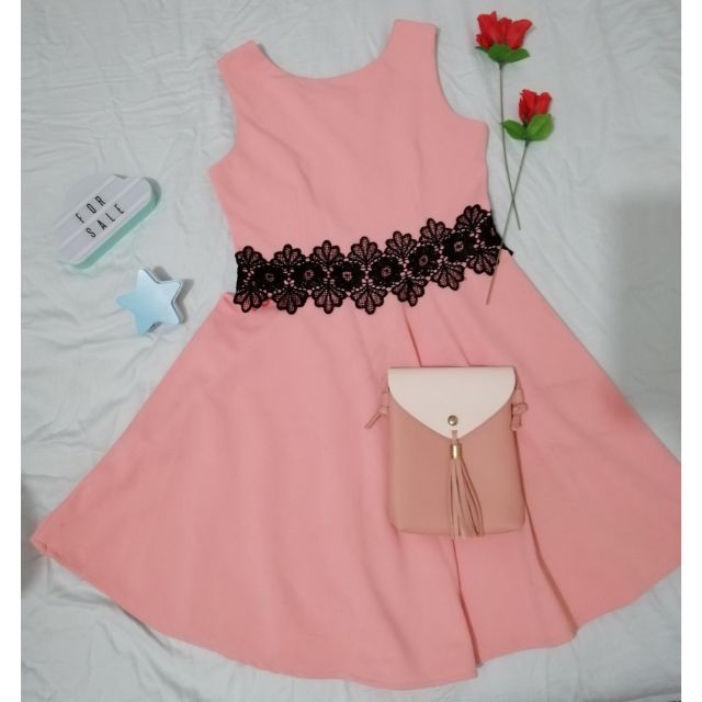 blush casual dress