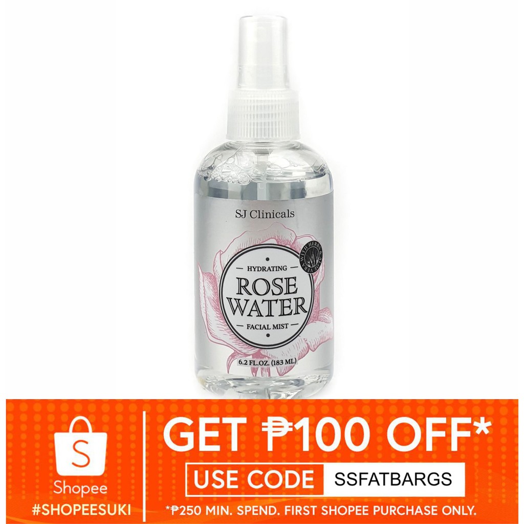 organic rose water facial mist