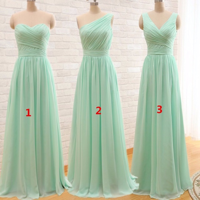 mint green bridesmaid dresses