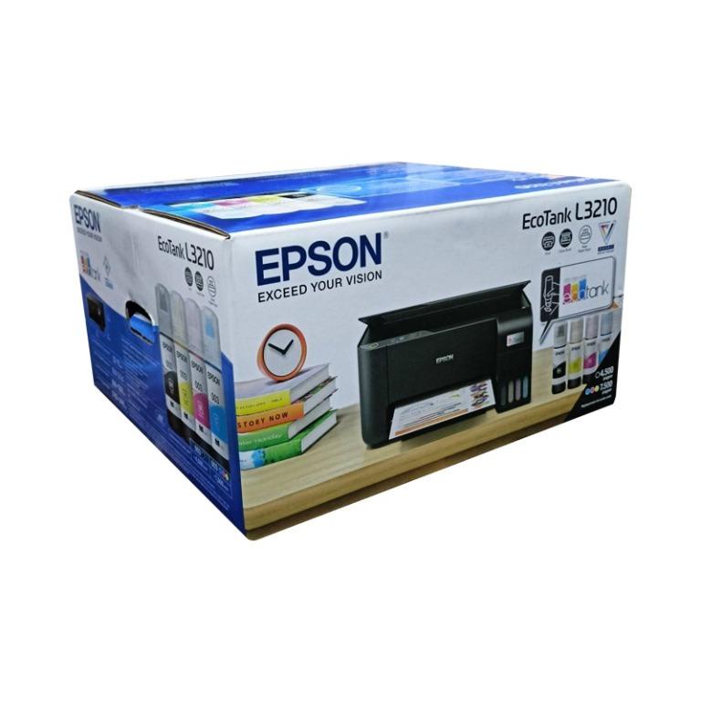 Epson EcoTank L3210 3in1 Print Scan Copy Colored Ink Tank Inkjet