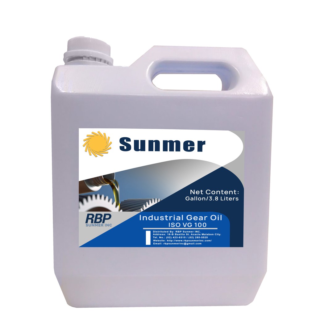 Industrial Gear Oil Iso Vg 100 (gallon) Shopee Philippines