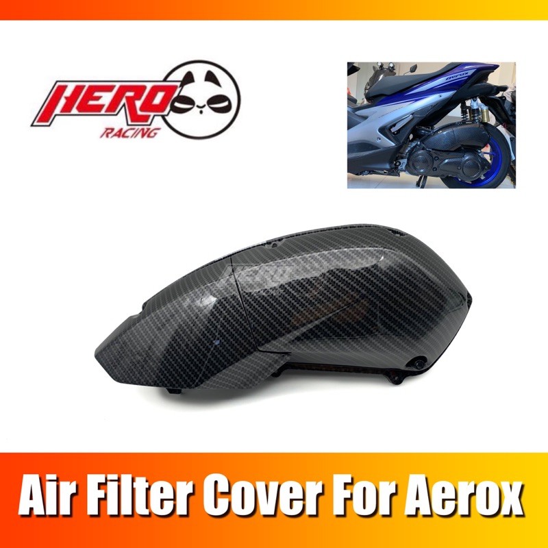 Air Filter Cover For Aerox 155 Carbon Fiber Made IN Thailand Shopee