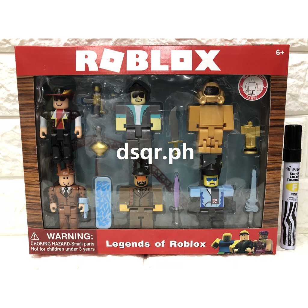 Roblox Legend Of Roblox Set Of 6 Shopee Philippines - roblox 6 in 1 legends of roblox shopee philippines