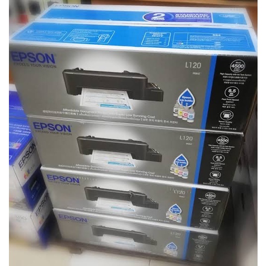 Brand New Epson L120 Usb 4 Color Ink Tank Ink Set Dpi Dye Ink 7370