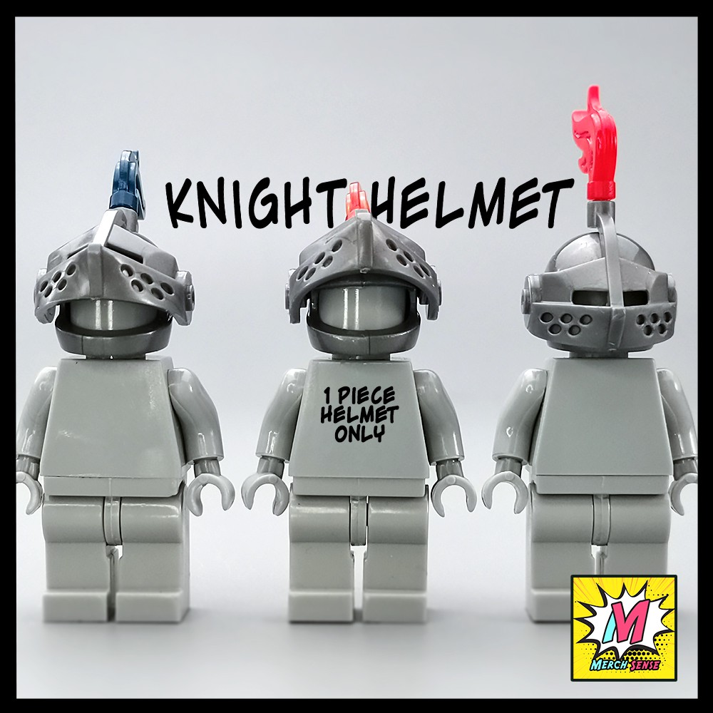 Knight Helmet Lego MOC Compatible Accessories Parts Medieval ...