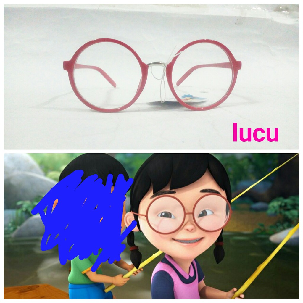 Xiao Mei Mei Upin Ipin Cute Unique Fashion Glasses Shopee Philippines