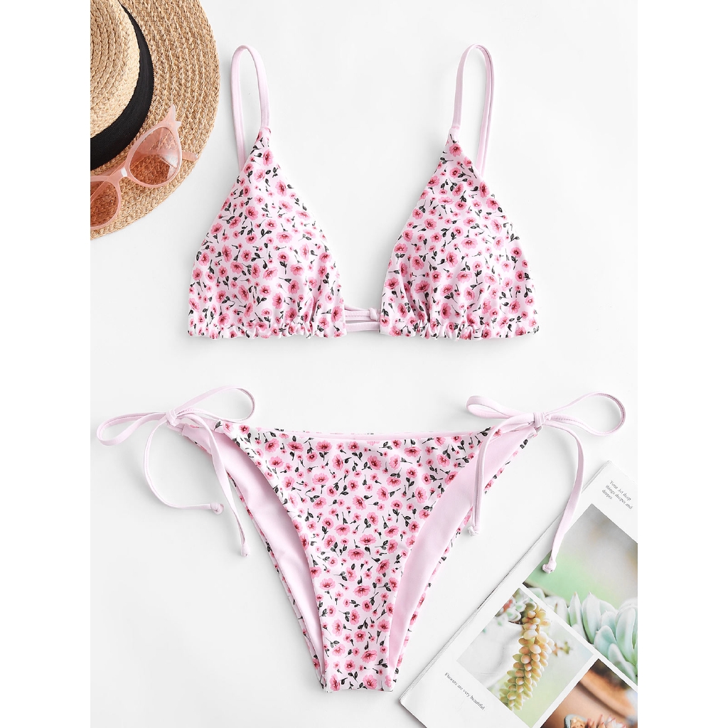 zaful reversible bikini