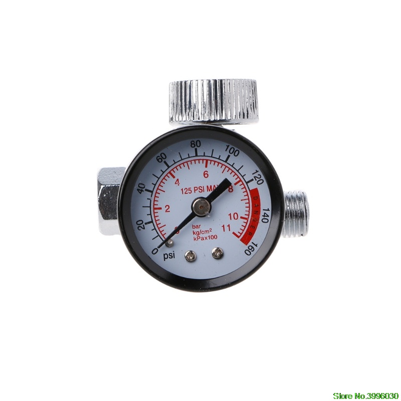 Pneumatic Air Control Compressor Pressure Gauge Regulating Regulator ...