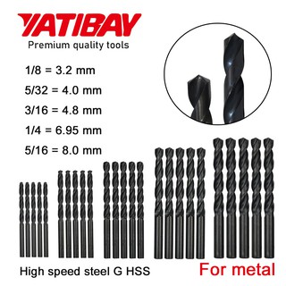 Yatibay premium quality twist bit HSS G drill bits for me<i></i>tal aluminlum  opper wood plastic PVC etc. | Shopee Philippines