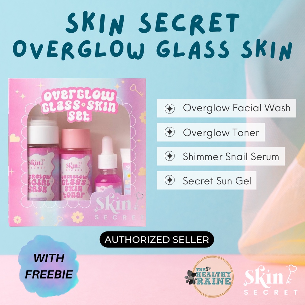 SKIN SECRET Overglow Glass Skin Set WITH FREEBIE Shopee Philippines