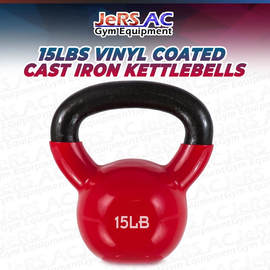 LEGACY Vinyl Coated Iron Kettlebells 15lbs. Shopee Philippines