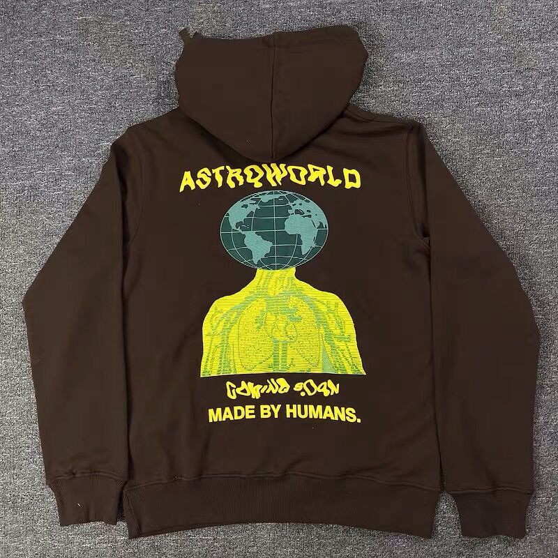 Astroworld Hoodie Brown