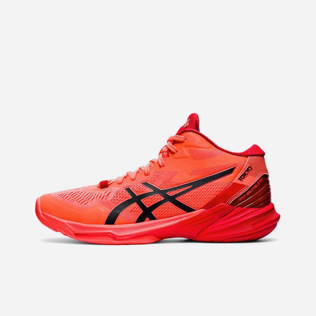 Men's METARISE TOKYO Sunrise Red/Eclipse Black Volleyball Shoes ASICS ...