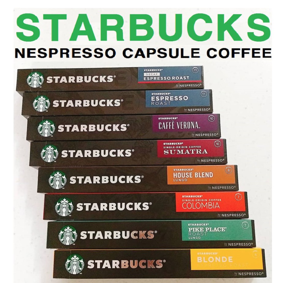 Starbucks Nespresso Capsules for nespresso machine ( BUY ANY 3 FREE SHIPPING) Shopee Philippines