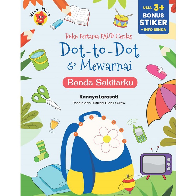 Download Gramedia Depok The First Paud Smart Book Dot To Dot Coloring Around Shopee Philippines