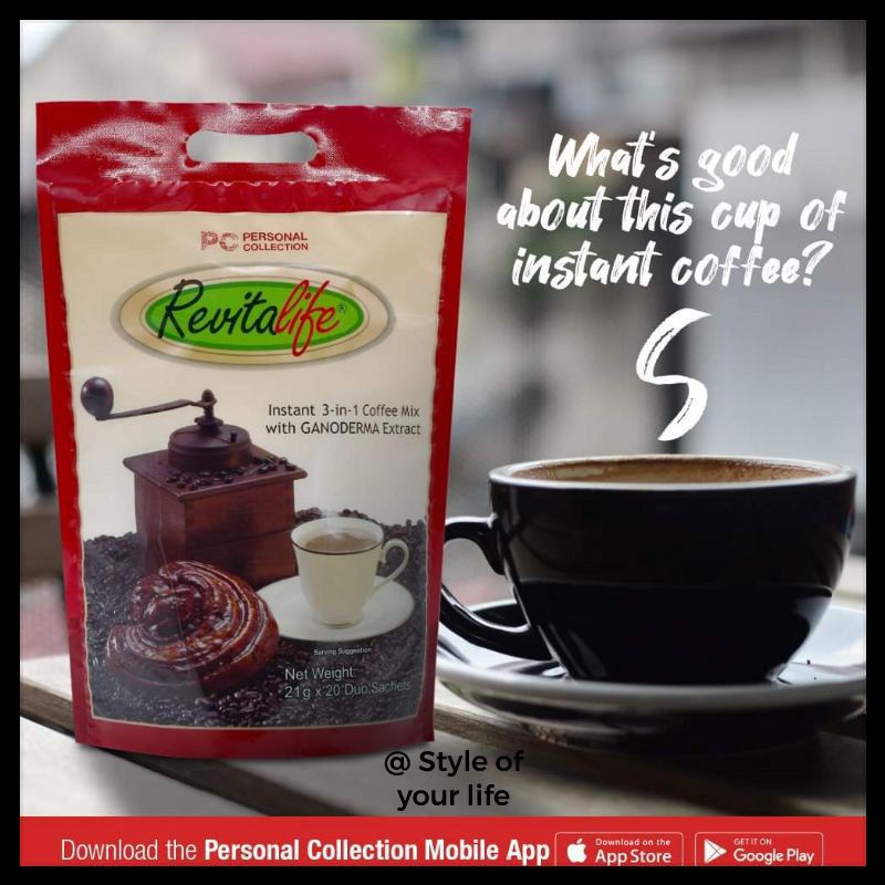 Revitalife 3in1 Coffee Mix With Ganoderma Extract | Shopee Philippines