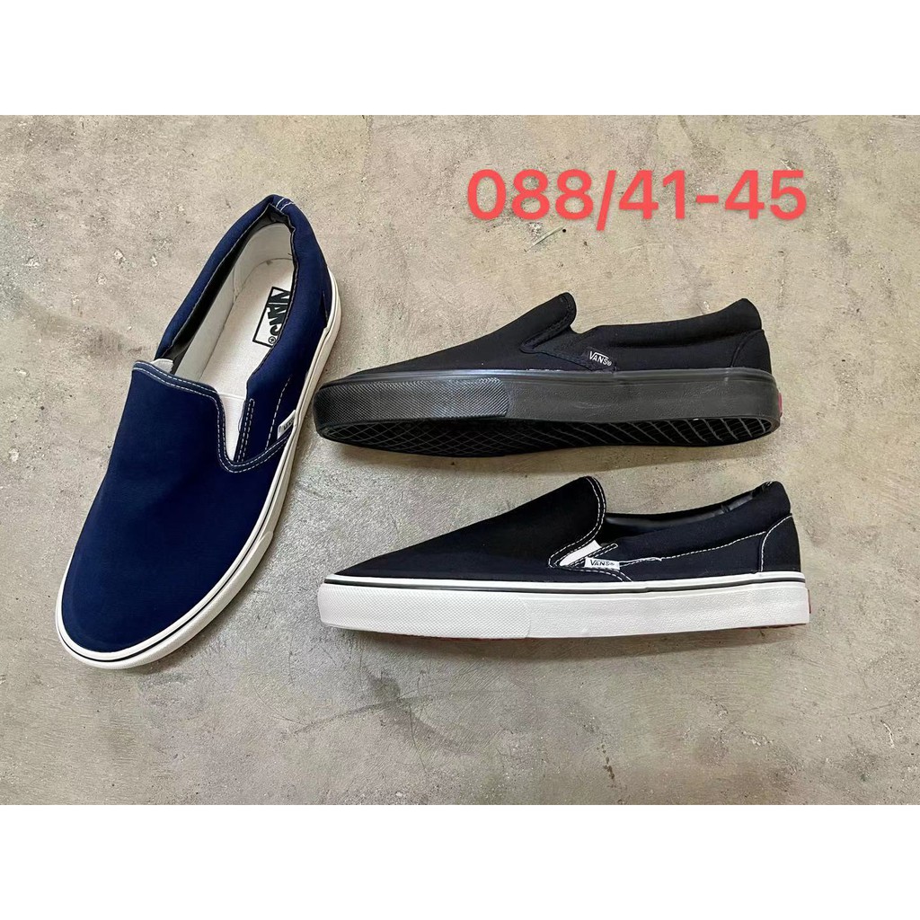 plain slip on vans