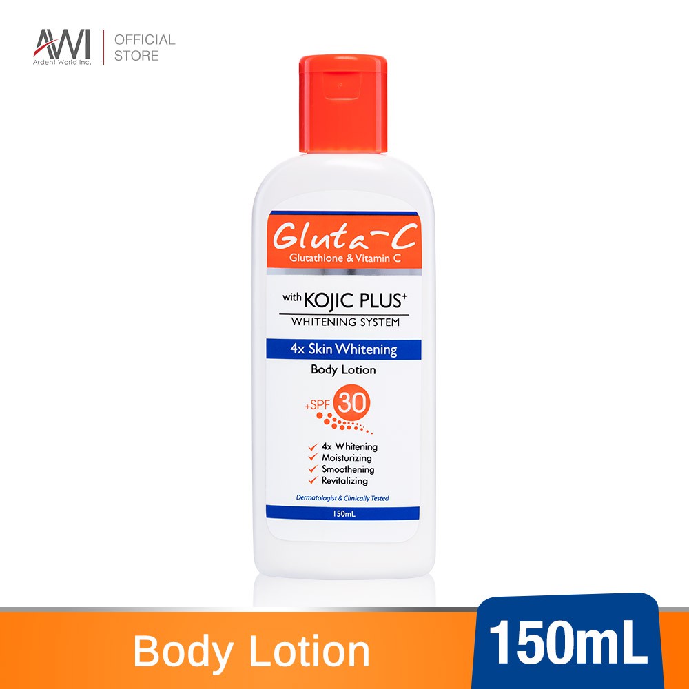 GlutaC Kojic Plus+ Whitening Lotion with SPF 30 150ml Shopee Philippines