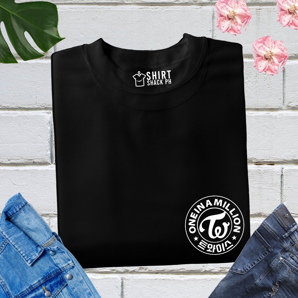 Twice One In A Million Round Pocket Shirt Shopee Philippines