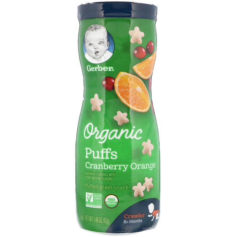 gerber organic puffs
