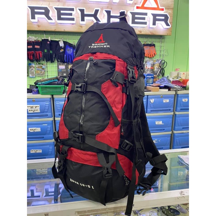 ️ COD ok - KOSA BACKPACK 50+5 L, BROWN TREKKER