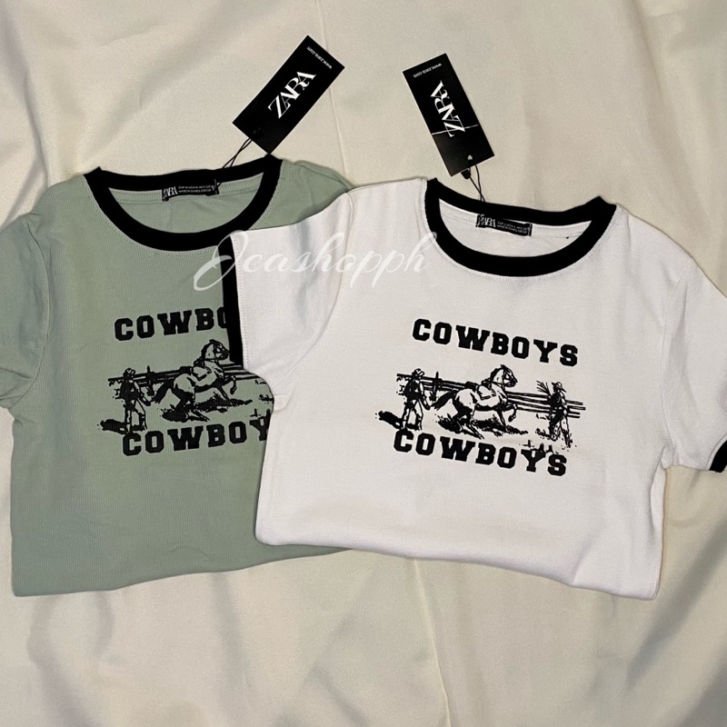 Cowboy Zara Top (MXL) Shopee Philippines