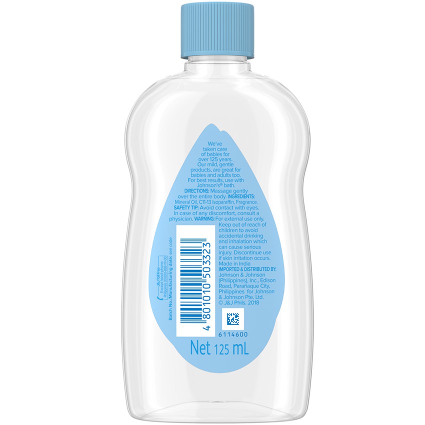 JOHNSON'S Baby Oil Lite 125mL | ubicaciondepersonas.cdmx.gob.mx