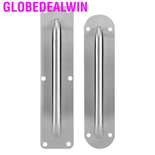 【Ready】Globedealwin Stainless Steel Pull and Push Plate Door Access Door Pull Handle with Screws #6