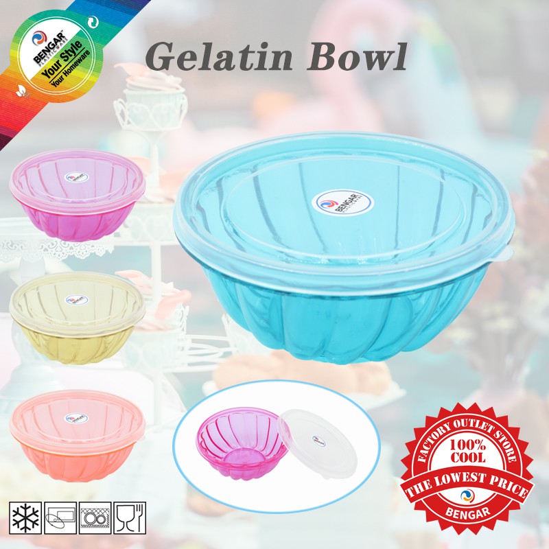 New HQC classic GELATIN BOWL gelatin MOLDER plastic bowl dessert bowl ...