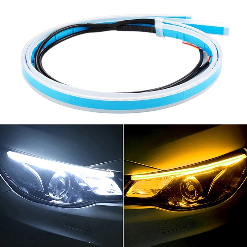 Car LED Daytime Running Light UltraThin Lights Strip For BMW E46 E39