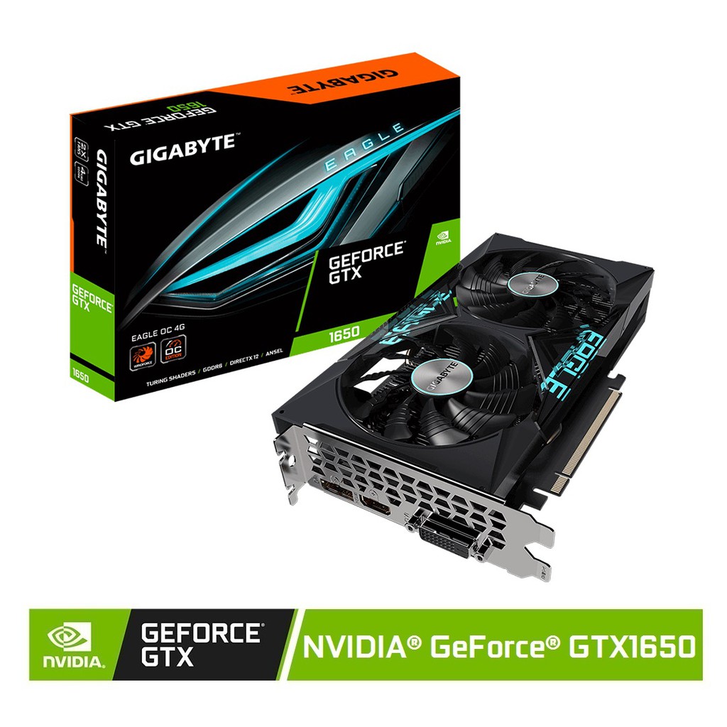 Gigabyte GeForce® GTX 1650 D6 EAGLE OC Edition 4GB Graphic Card ...