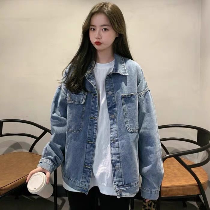 female denim jacket