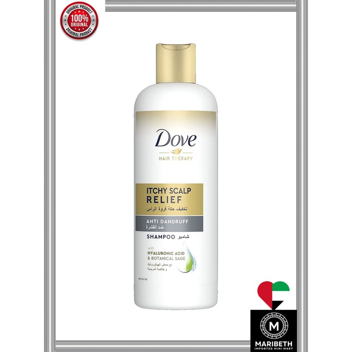 Dove Hair Therapy Shampoo Anti Dandruff Shampoo Itchy Scalp Relief 100