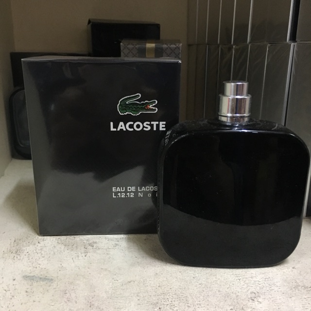 lacoste black perfume