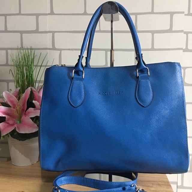 nicole miller blue purse