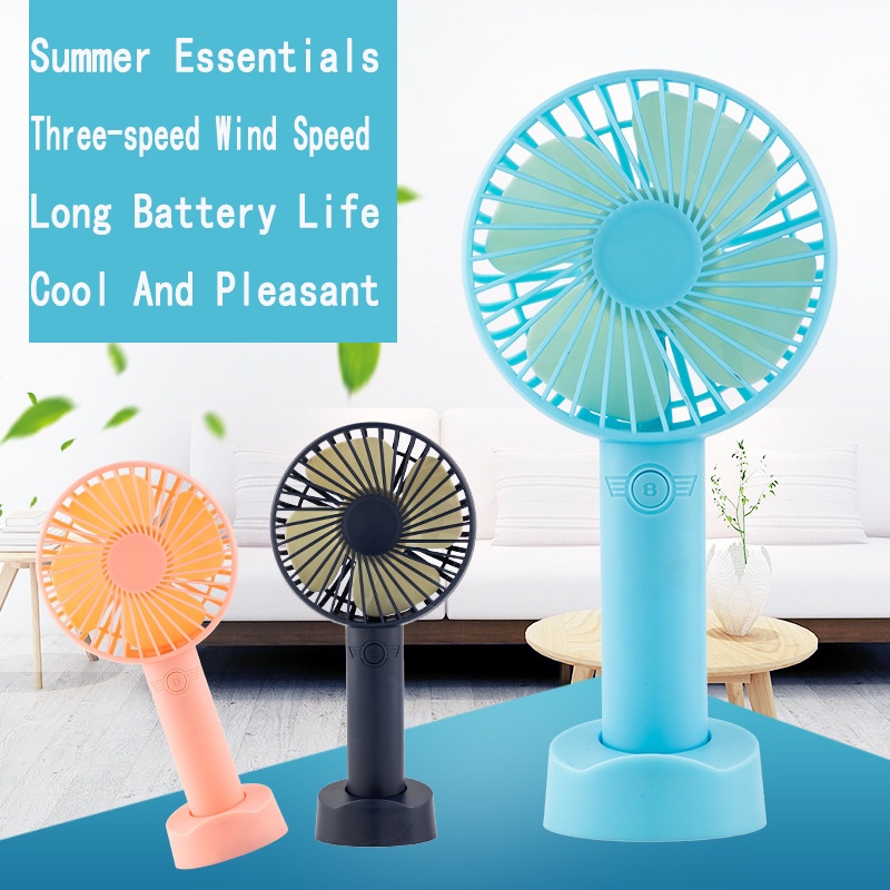 Mini Fan Rechargeable Portable Handheld Handy Fan USB Fan Pocket ...