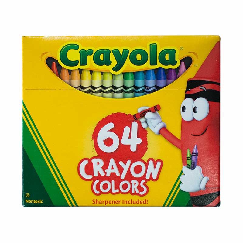 Crayola 64 Colors Crayons for coloring, preferred by teachers Shopee