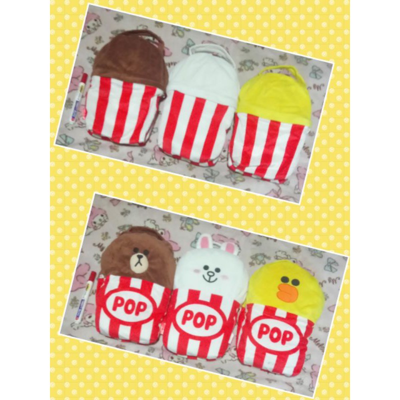 Cartoon Characters Kiddie Pouch/Bag Bundled w/1 FREE Yellow Round Pouch  Stuffed Toy | Shopee Philippines