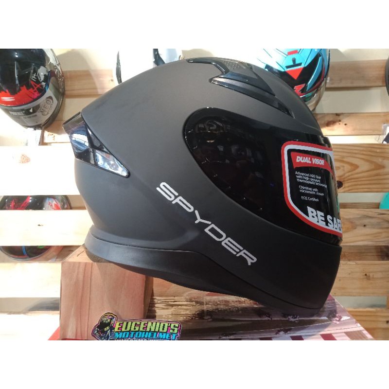 Dual Visor Spyder Helmet is rated the best in 05/2024 - BeeCost