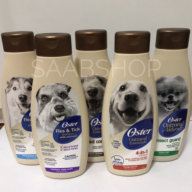 oster 4 in 1 dog shampoo